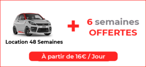 Location voiture sans permis Promo min